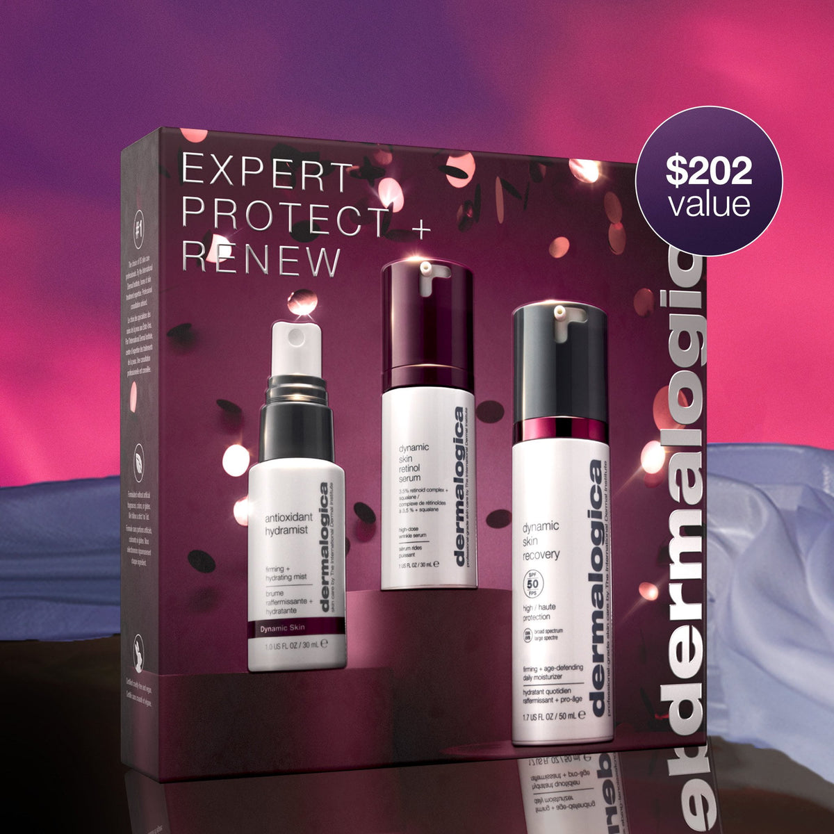 expert protect + renew set (2 full-sizes + 1 travel-size) 