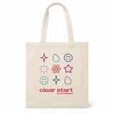 clear start tote bag