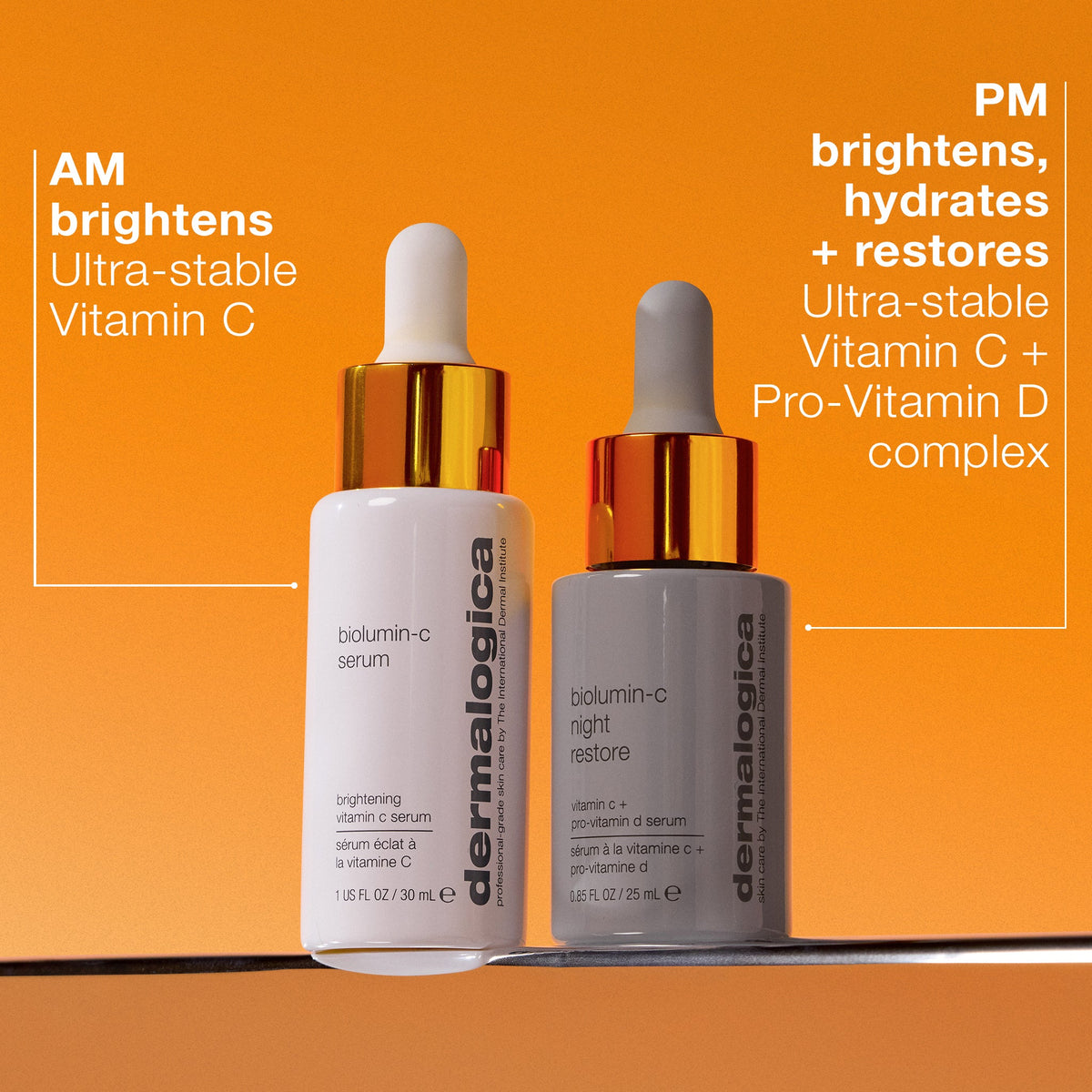 biolumin-c serum am pm routine 