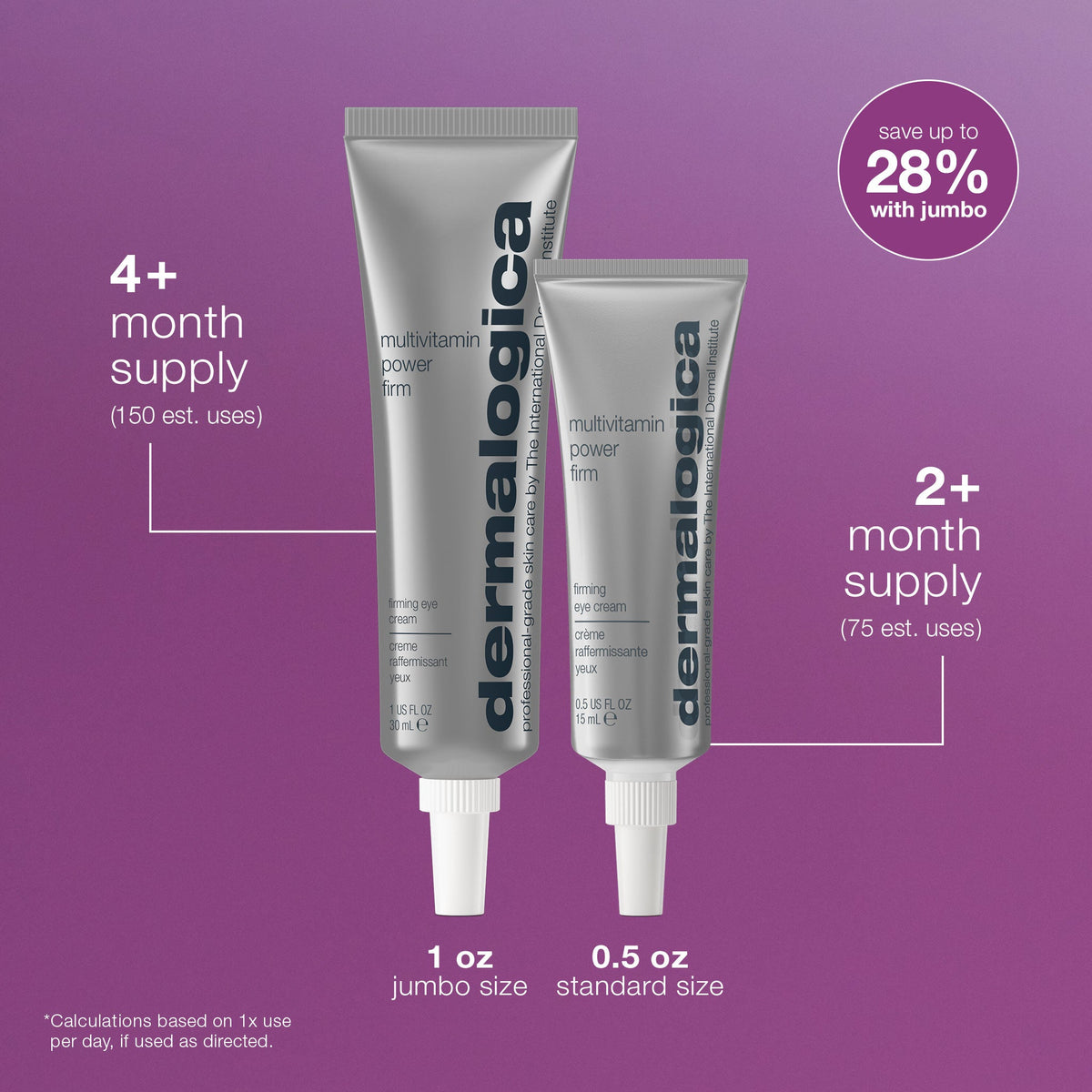 multivitamin power firm eye cream number of uses 