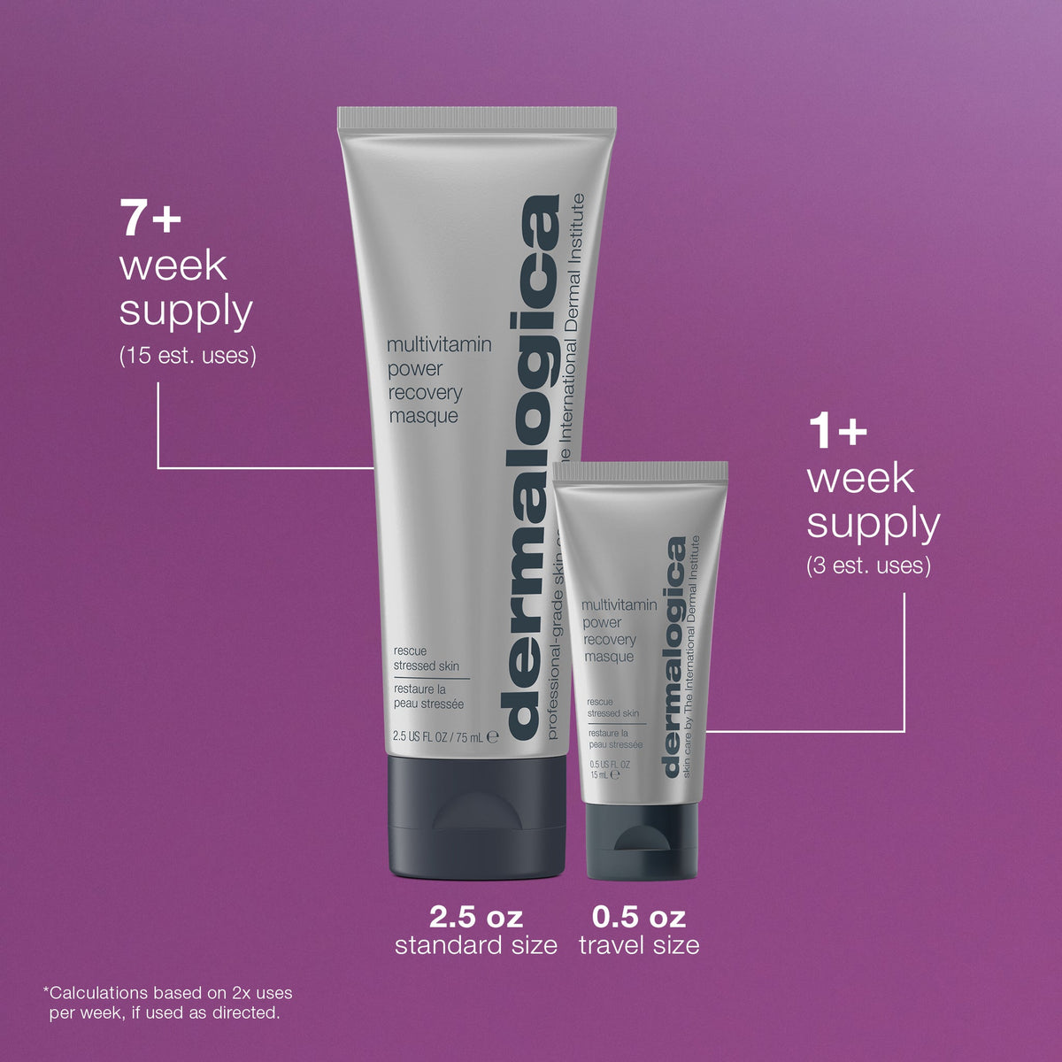 multivitamin power recovery masque number of uses 