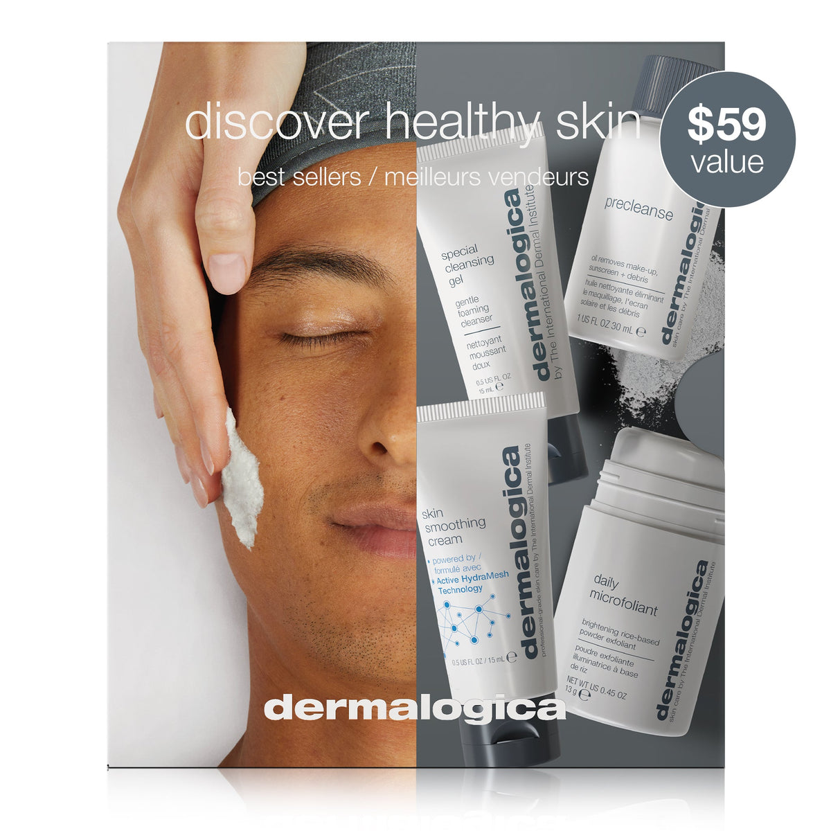 discover healthy skin kit carton 