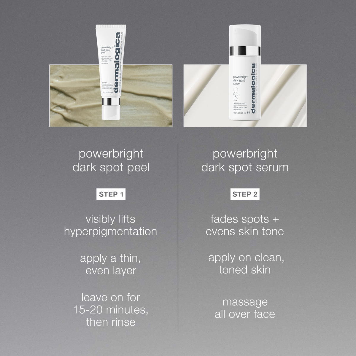 powerbright dark spot system products steps how to use 