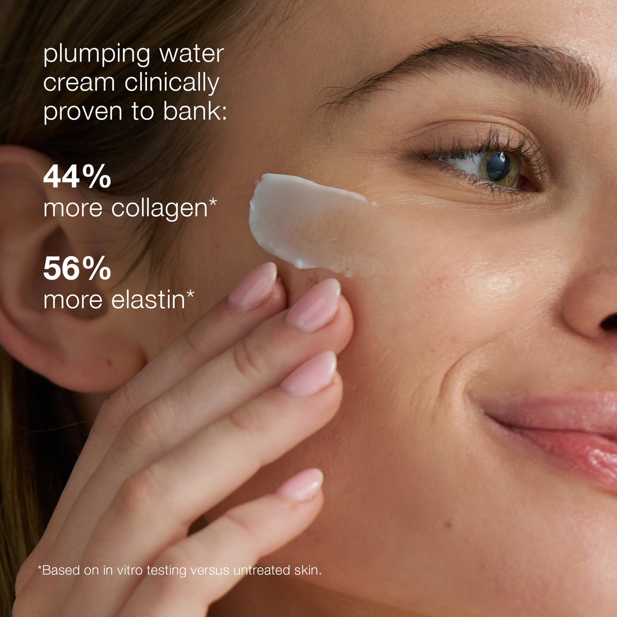 pro-collagen banking water cream clinical claim 