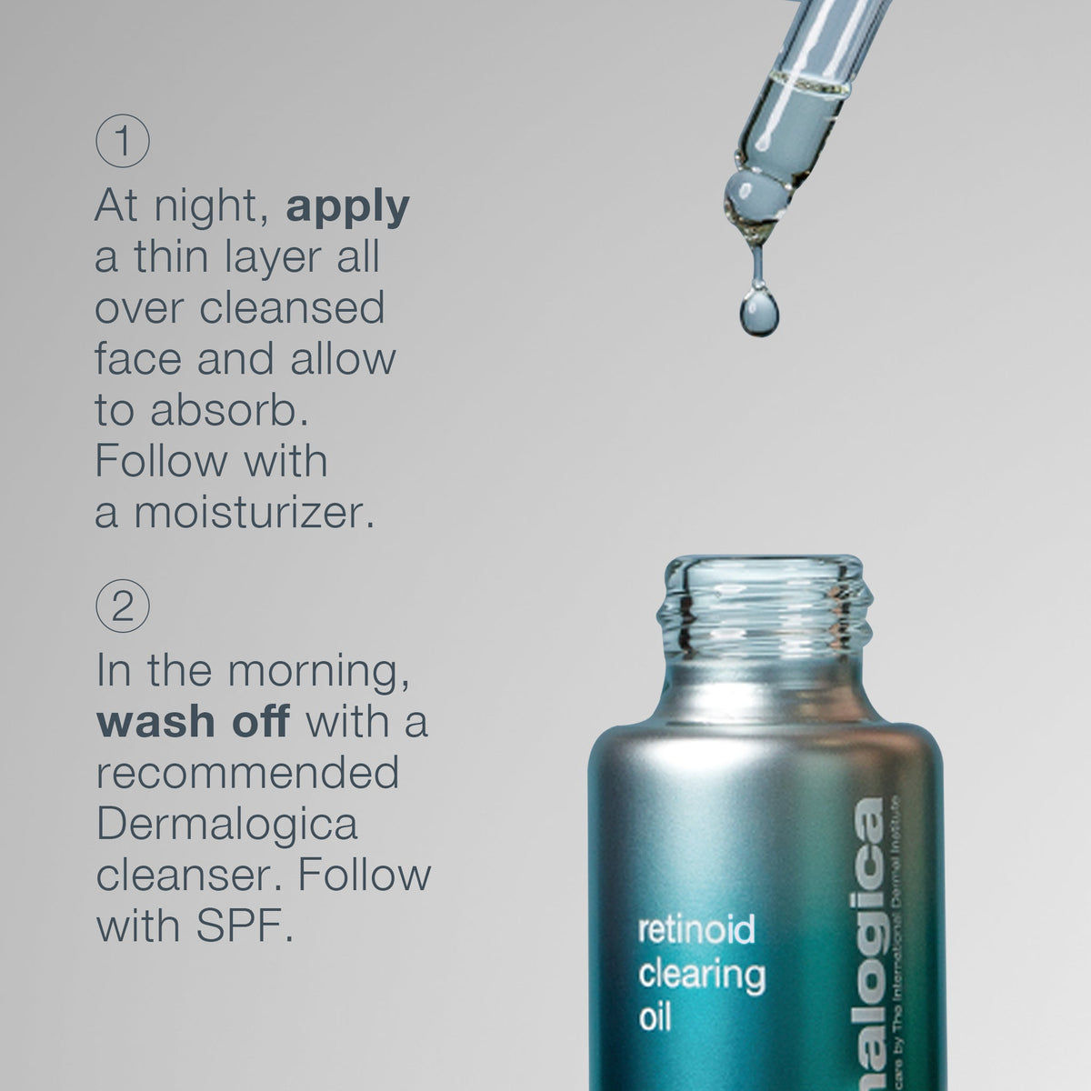 retinoid clearing oil how to use 