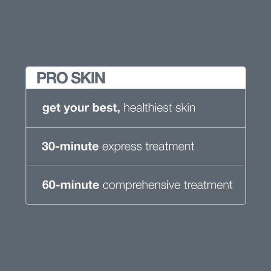 model receiving skin treatment