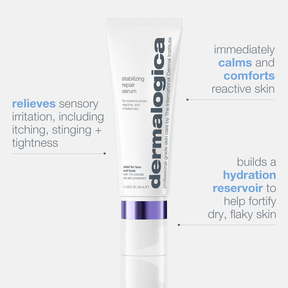 stabilizing repair face + body serum benefits 
