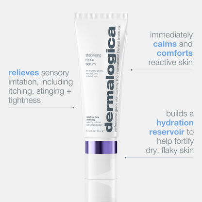 stabilizing repair face + body serum benefits