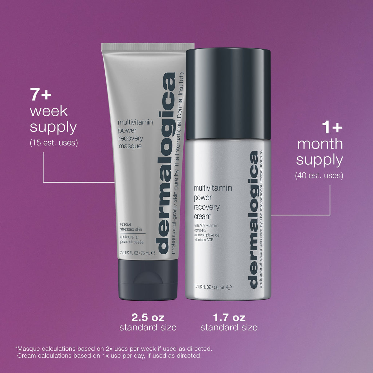 stressed skin recovery system number of uses 