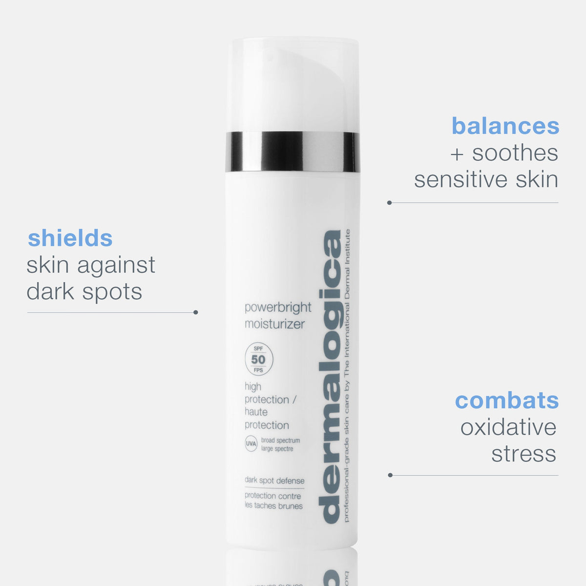powerbright moisturizer spf50 with benefits 