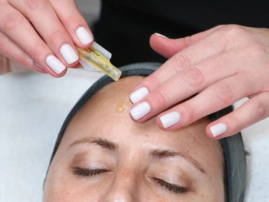 woman receiving treatment